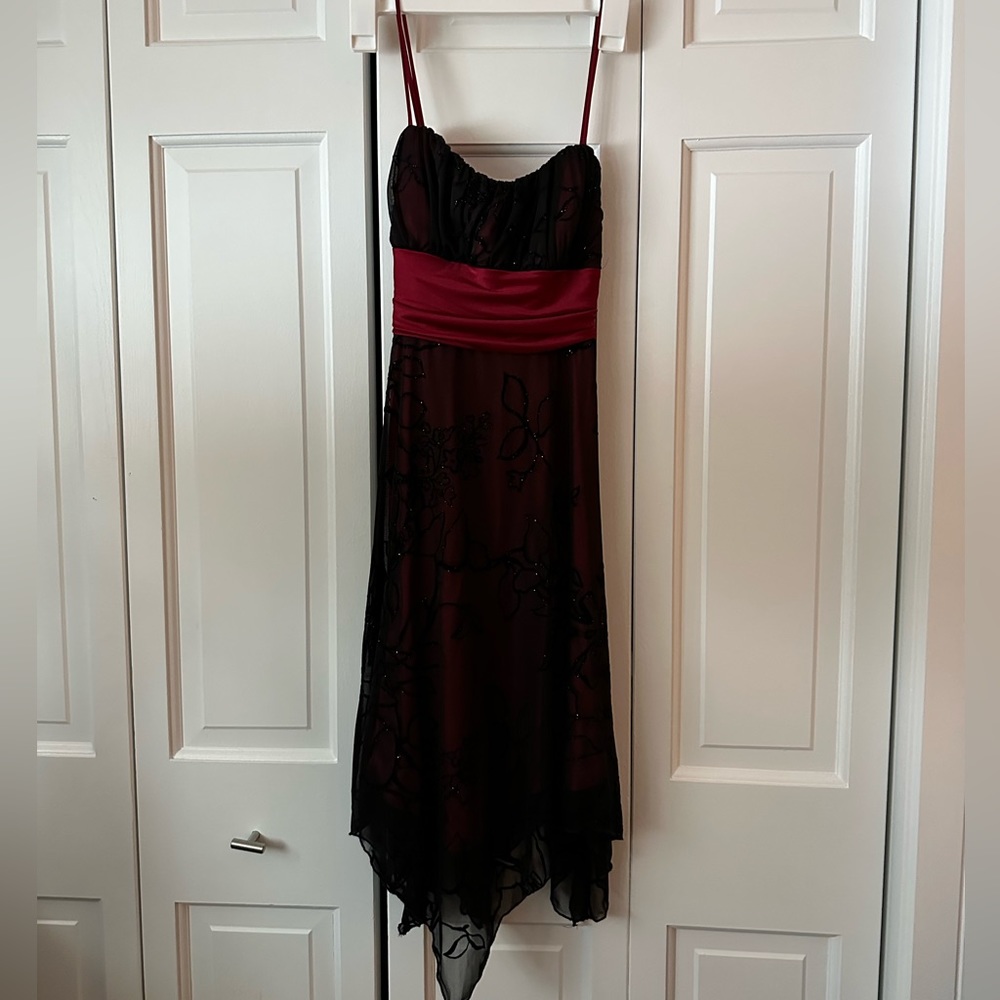 Vintage y2k Speechless Midi Dress Whimsigoth Fairycore Glitter Halter Size S